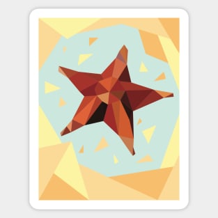 Geo Starfish Sticker